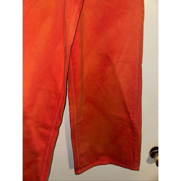 Free People We The Free Oklahoma Sunset Waterfalls Baggy Wide Leg Denim Jeans wo - Picture 6 of 8